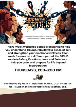 Breaking the Chains trauma-informed care flyer.